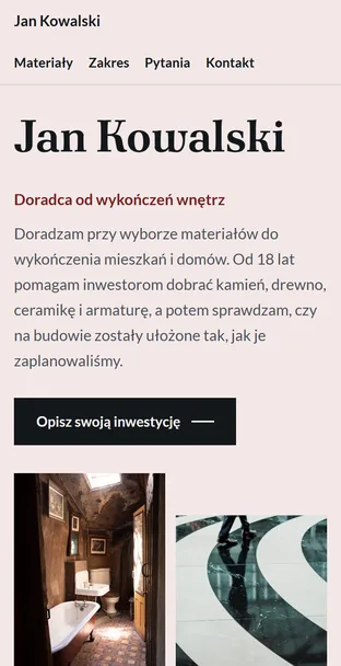 Wersja jasna na telefonie